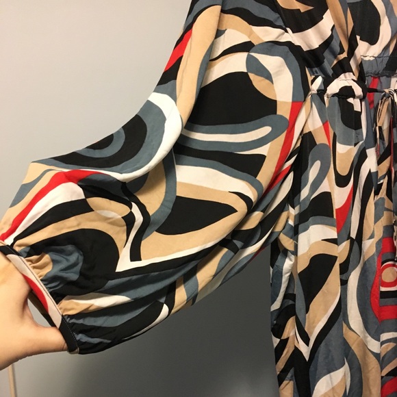 Symmetry Printed Dress - Picture 2 of 6